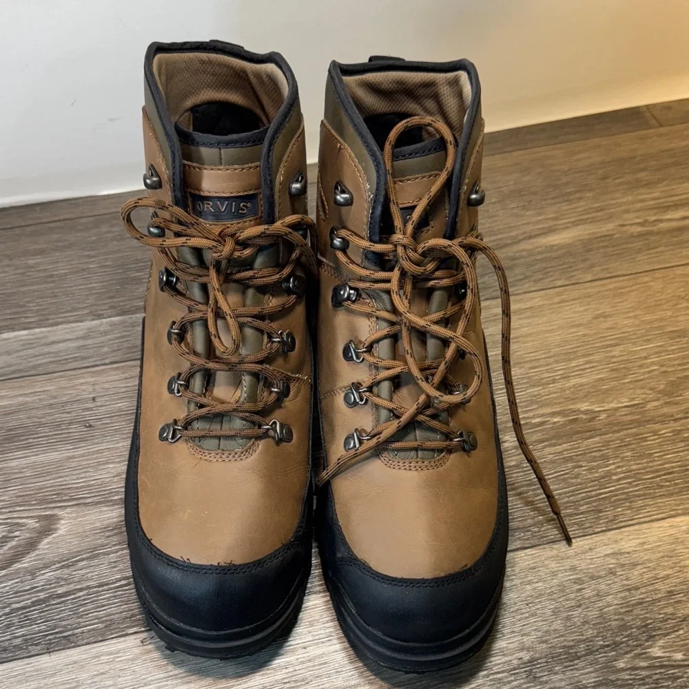 Orvis Men's Brown and Black Boots size 11